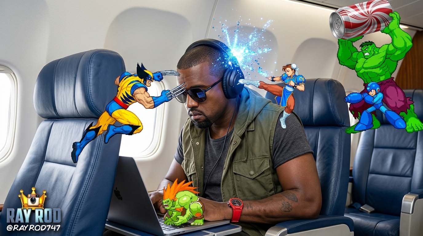 Kanye + Capcom Street Fighter